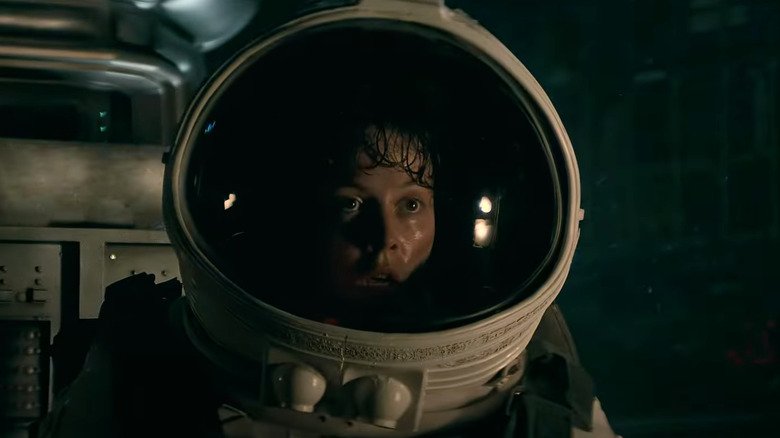 Ripley in a spacesuit in Alien