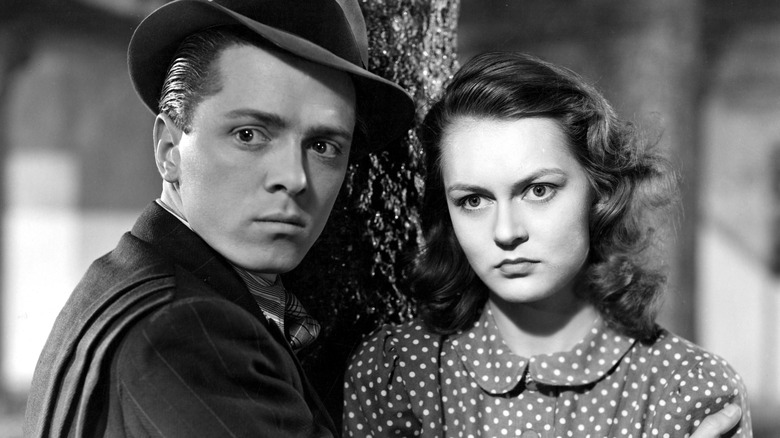 Richard Attenborough and Carol Marsh in Brighton Rock