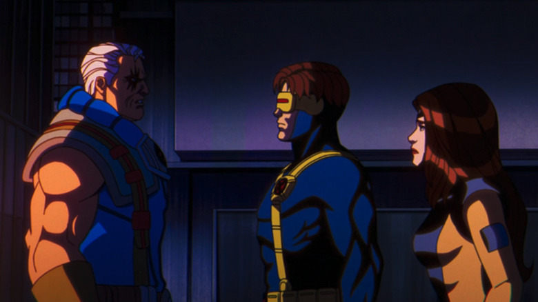 Cable with Cyclops and Jean Grey in X-Men '97