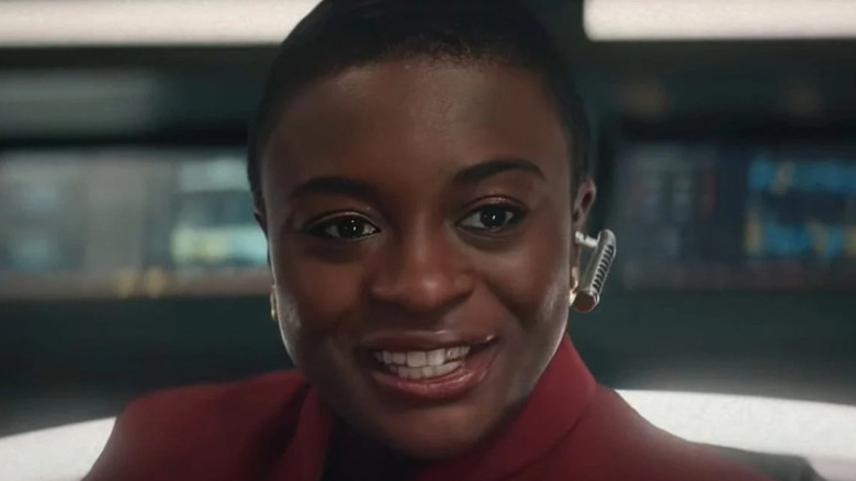 Star Trek: Strange New Worlds Uhura smiles