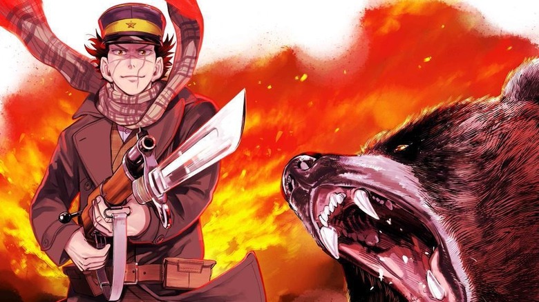 Golden Kamuy volume 1 cover Sugimoto Bear