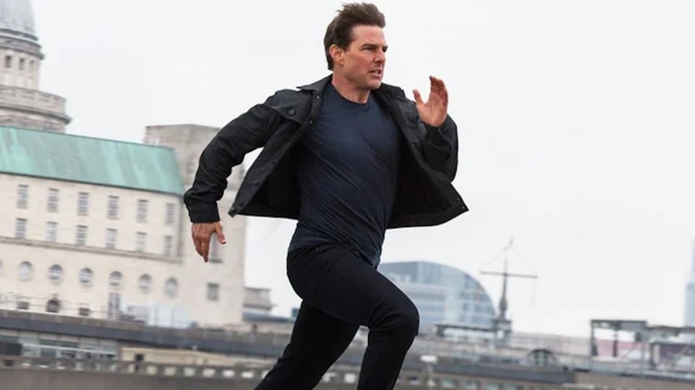 Ethan Hunt running