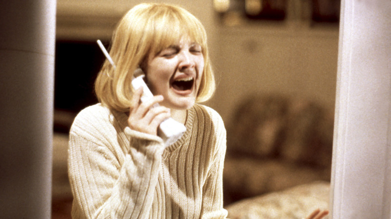 Drew Barrymore Screaming in Scream