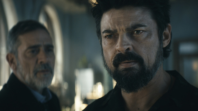 Jeffrey Dean Morgan and Karl Urban in The Boys