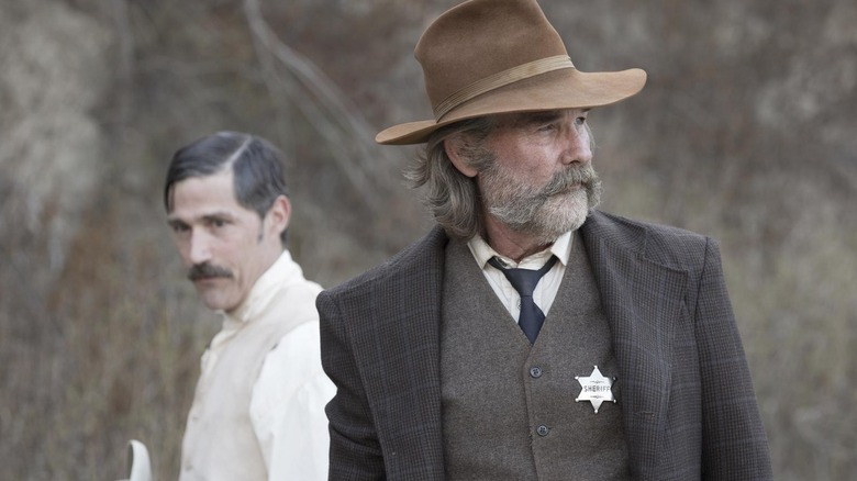 Matthew Fox and Kurt Russell in Bone Tomahawk