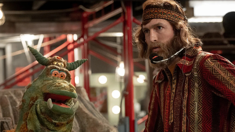 Nicholas Braun as Jim Henson on Saturday Night