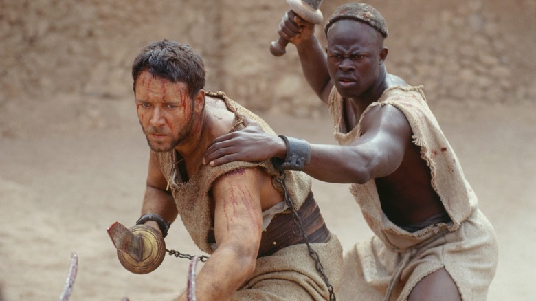 Gladiator, Russell Crowe, Djimon Hounsou