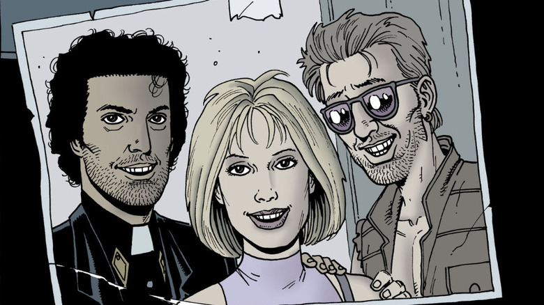 Preacher final panel Steve Dillon art Jesse Custer Tulip O'Hare Cassidy