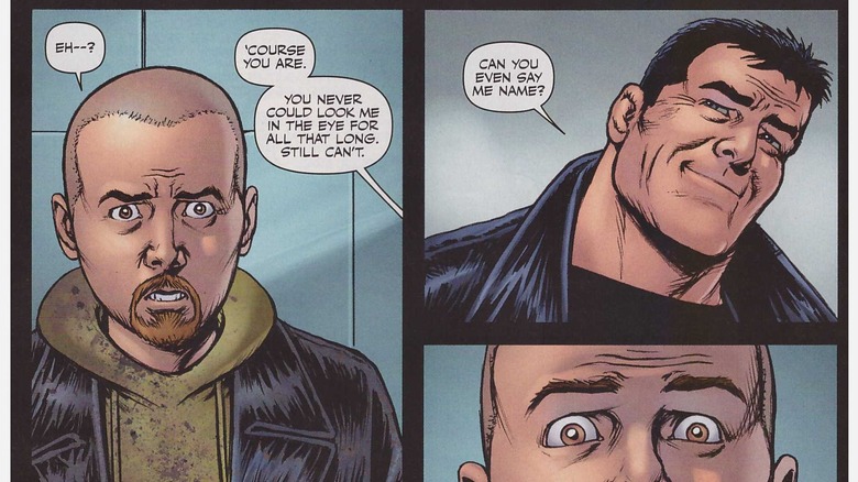 Hughie Campbell confronts Billy Butcher in The Boys comics