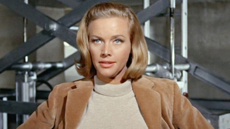 Honor Blackman as Pussy Galore in Goldfinger