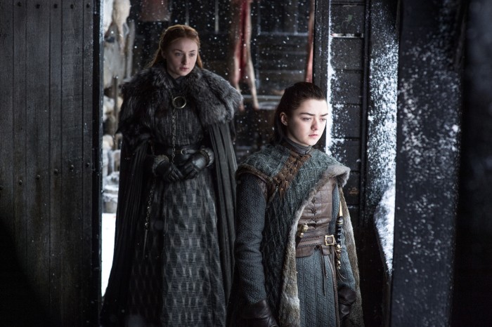 Sansa and Arya BTW