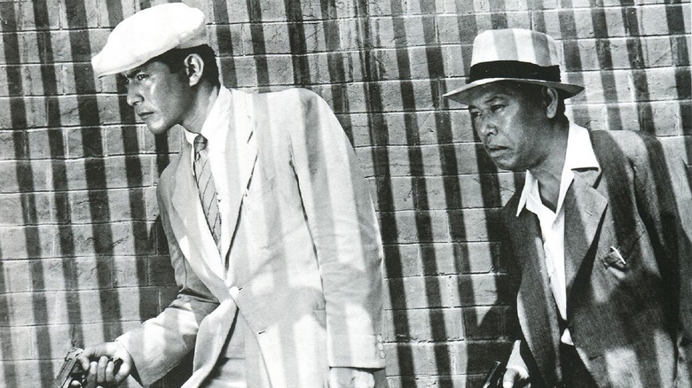 Toshiro Mifune and Takashi Shimura in Stray Dog