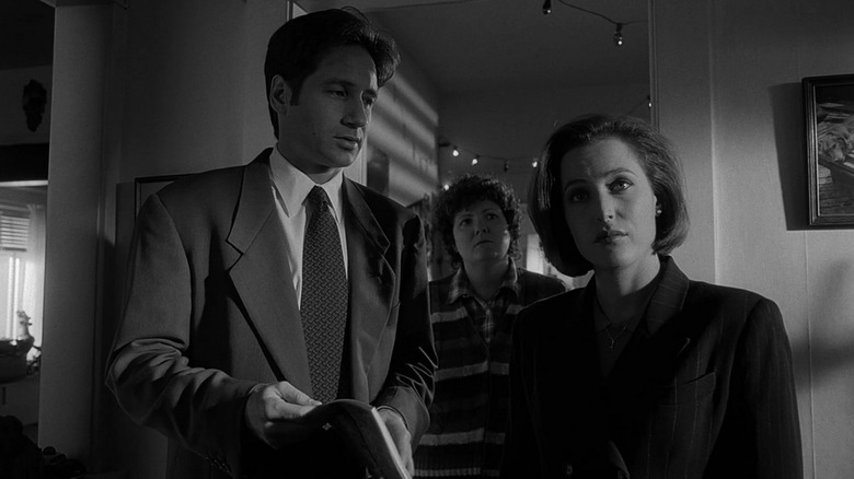 David Duchovny, Pattie Tierce, Gillian Anderson, The X-Files