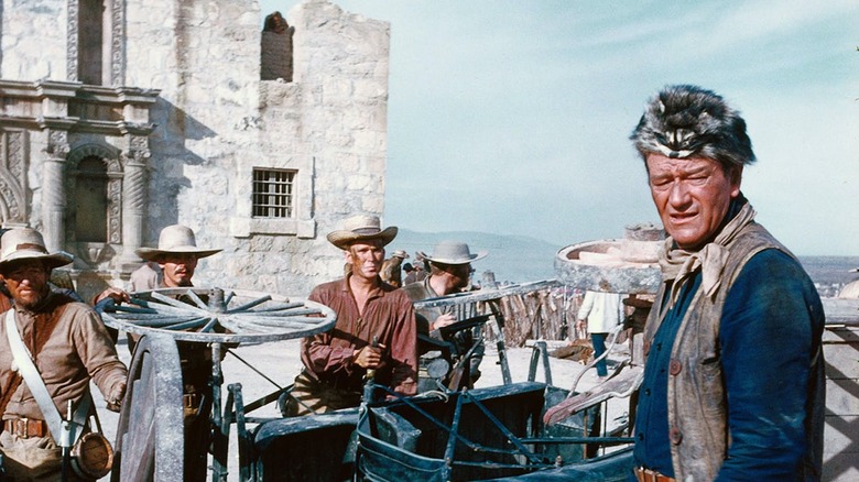 John Wayne in The Alamo