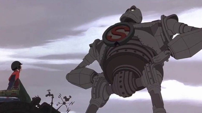 The Iron Giant Superman scene 