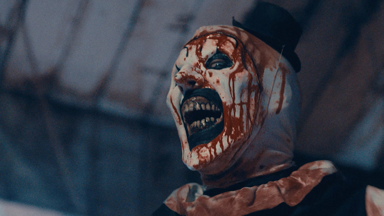 David Howard Thronton as Art the Clown in Terrifier 2