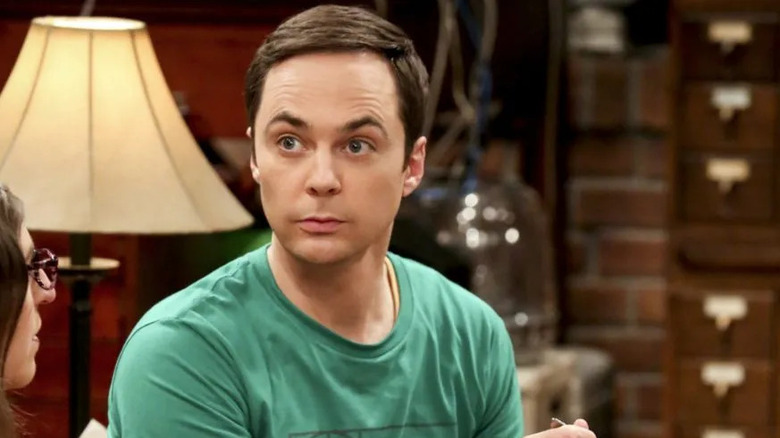 Sheldon eyebrows raised