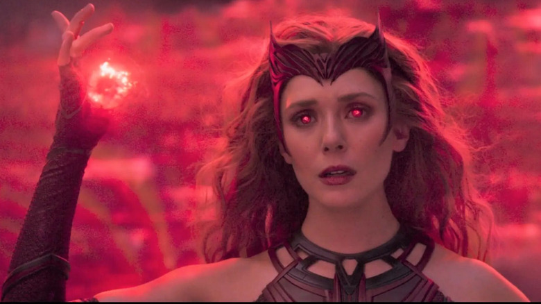 Elizabeth Olsen as Wanda Maximoff in Doctor Strange in the Multiverse of Madness